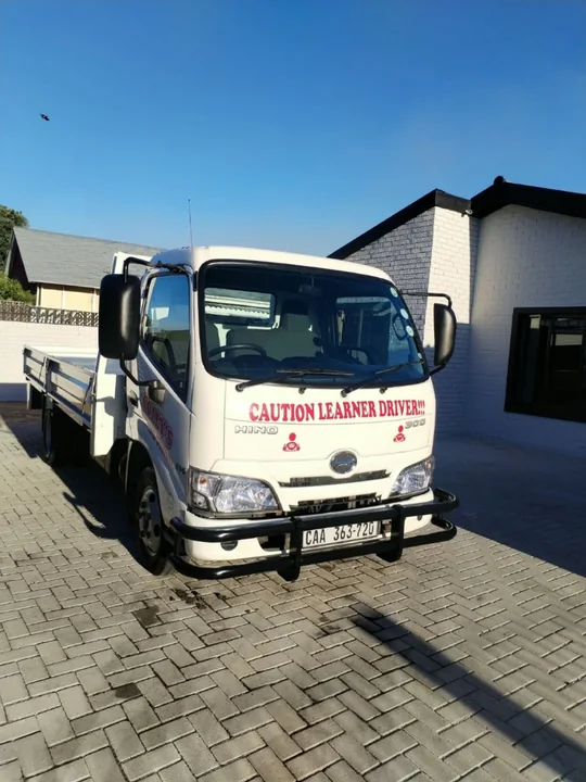 Colly&rsquo;s Driving School training truck, front view